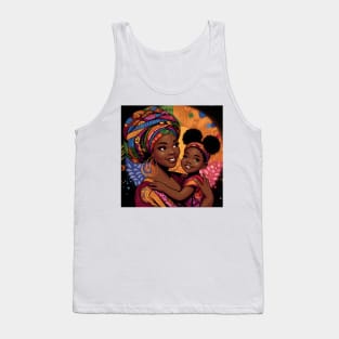 Afrocentric Mother And Baby Tank Top